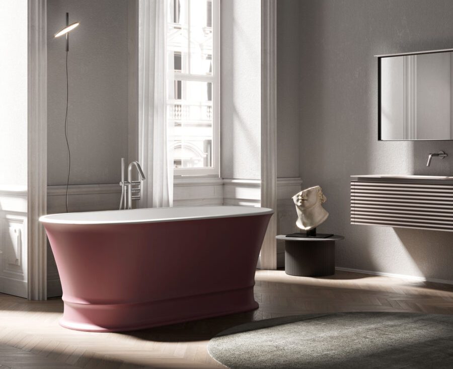Forme e colori inediti con la vasca da bagno by Disenia